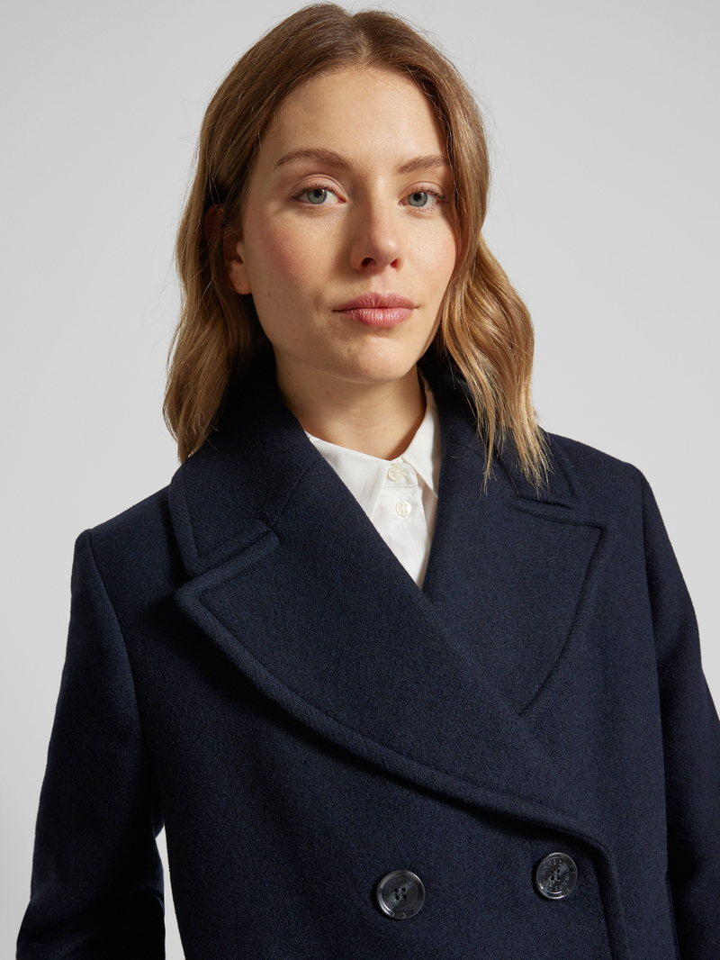 Barbour Lange jas met reverskraag model 'INGRID'