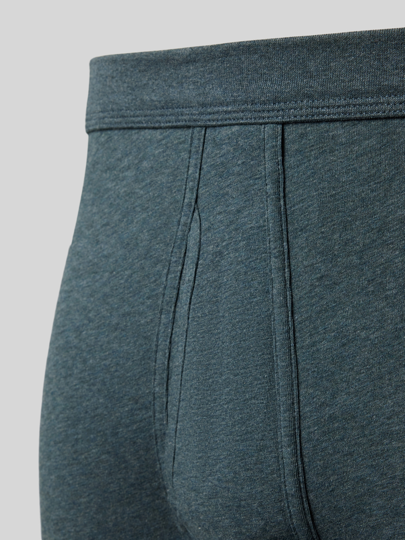 Schiesser Lange onderbroek met labeldetail