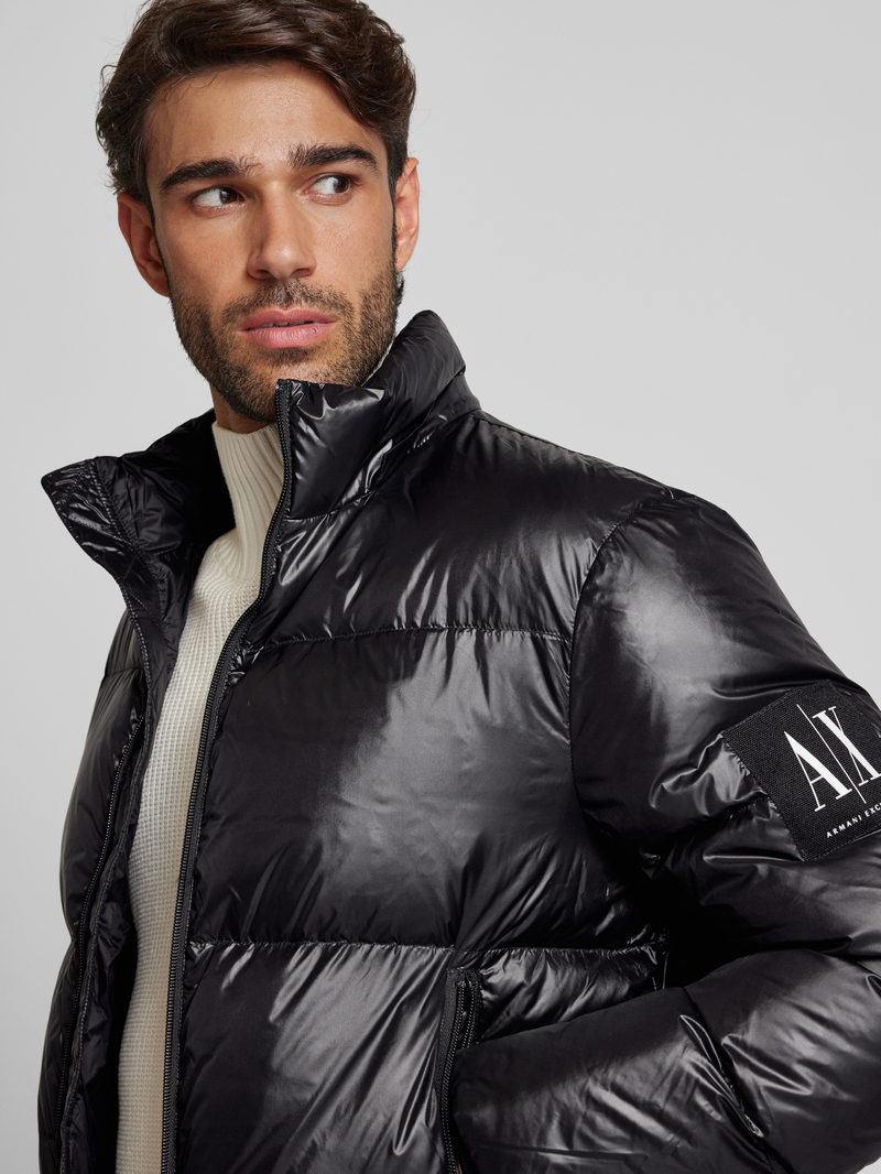 Armani Exchange Donsjack met tweewegsritssluiting