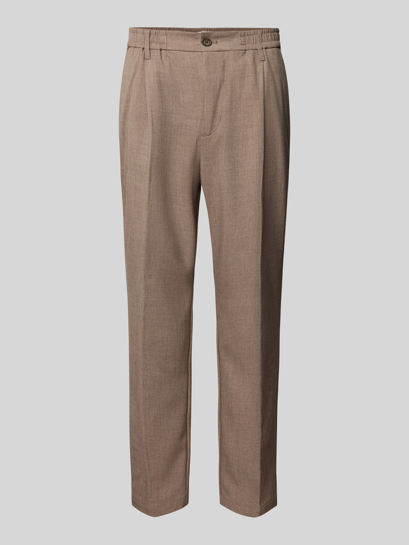 casual friday Regular fit broek met Franse steekzakken model 'Marc'