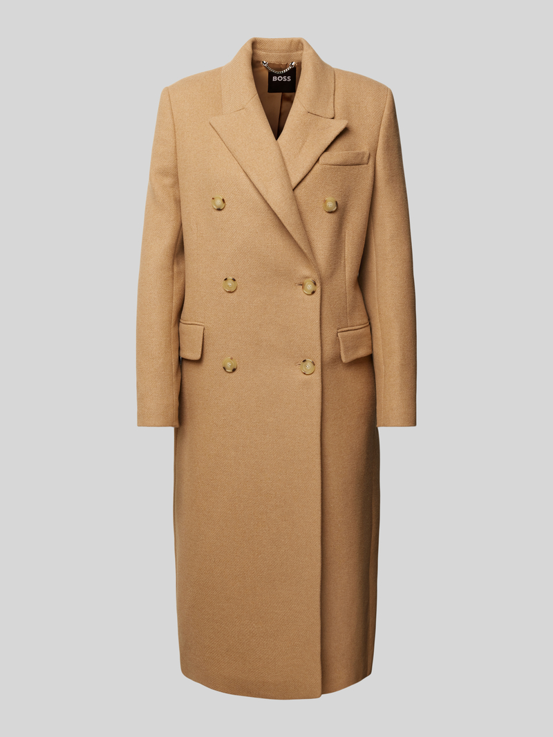 Boss Lange jas met klepzakken model 'Callaf'