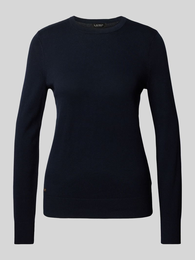 Lauren Ralph Lauren Gebreide pullover met geribde ronde hals, model 'SHAVONNE'