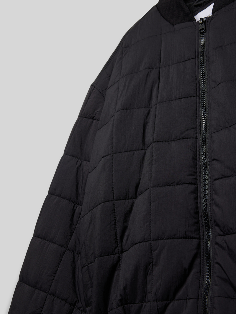 Calvin Klein Jeans Gewatteerd jack met labelstitching