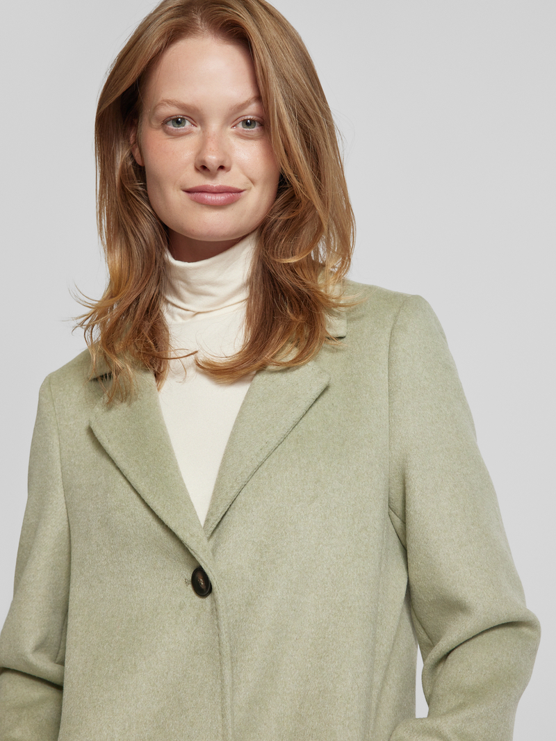 s.Oliver RED LABEL Lange jas met reverskraag
