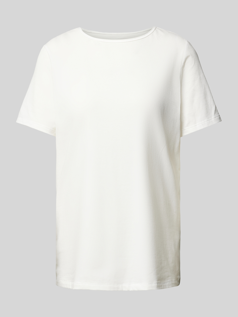 Sloggi T-shirt met geribde ronde hals