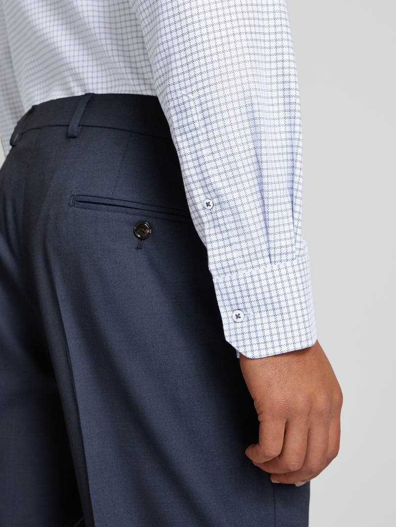 ETERNA REGULAR FIT Modern fit zakelijk overhemd met kentkraag