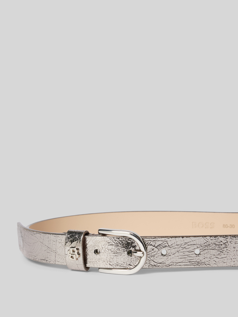 Boss Riem van echt leer model 'Scarlet'