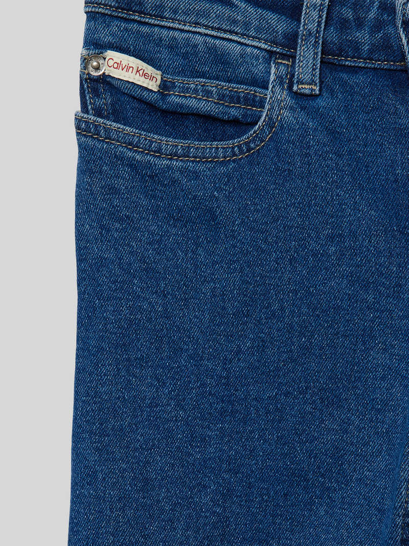 Calvin Klein Jeans Bootcut fit jeans met labeldetail