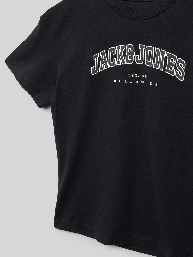 jack & jones T-shirt met labelprint model 'CALEB'