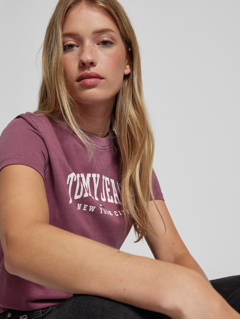 Tommy Jeans T-shirt met ronde hals