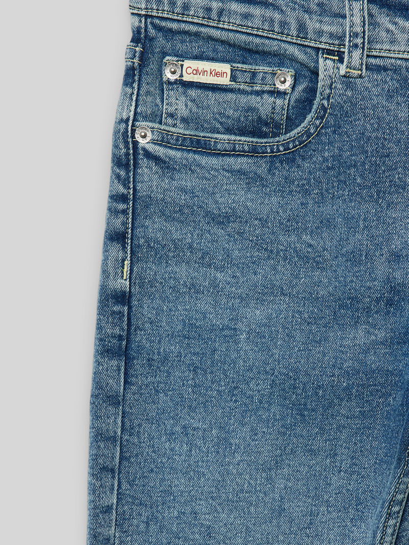 Calvin Klein Jeans Slim fit jeans met labelpatch model 'DAD'