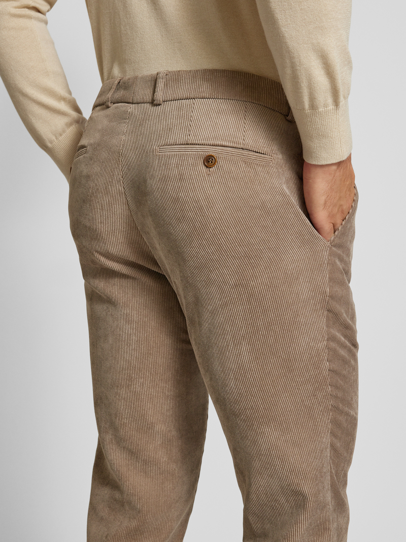 carl gross Corduroy broek met steekzakken model 'Tomte'