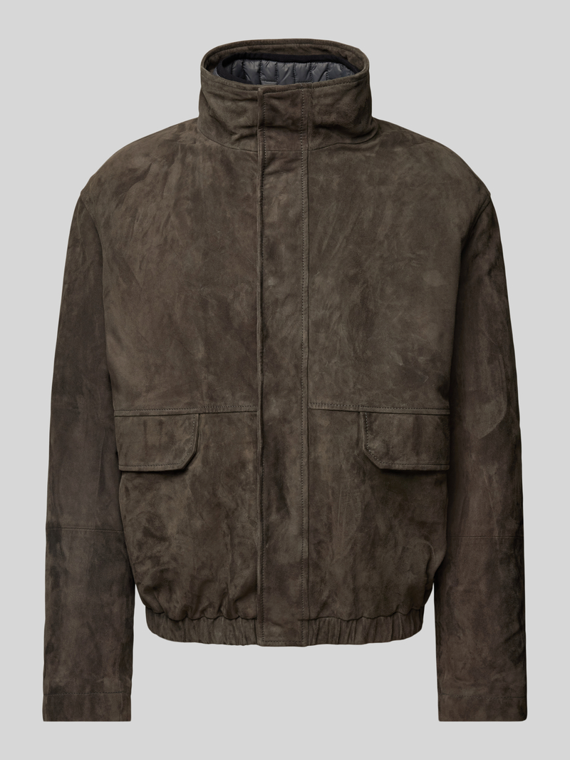 Emporio Armani Jas in leerlook