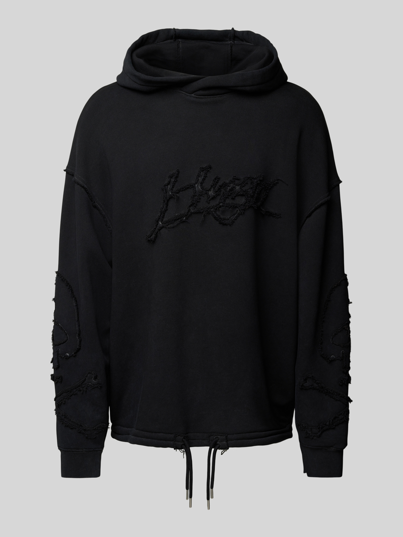 HUGO Hoodie met labelopschrift model 'Daskuldy'