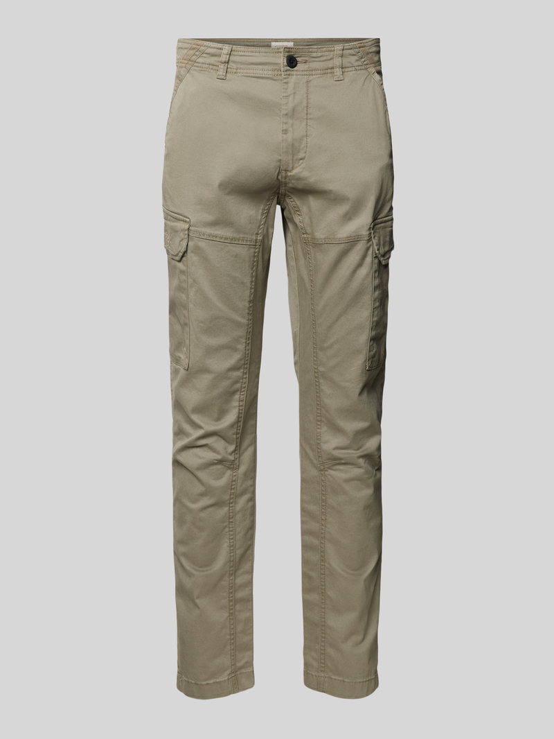 camel active Slim fit cargobroek met steekzakken