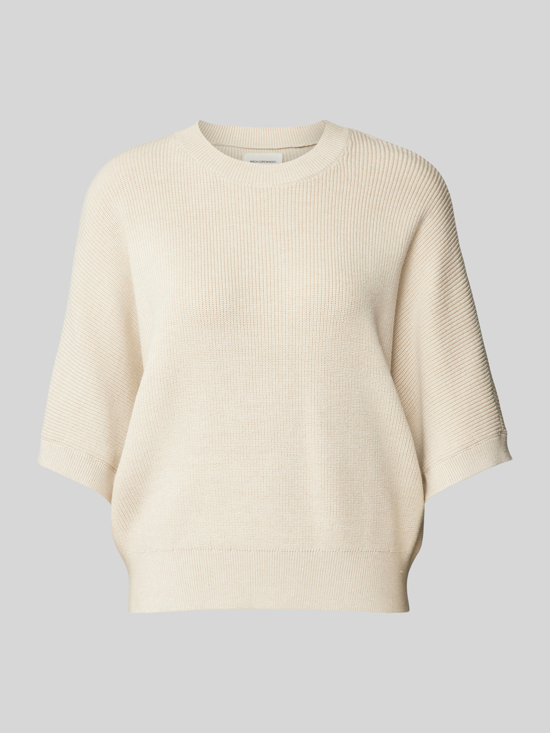 MSCH Copenhagen Gebreide pullover met 1 2-mouwen model 'Amari Rachelle'