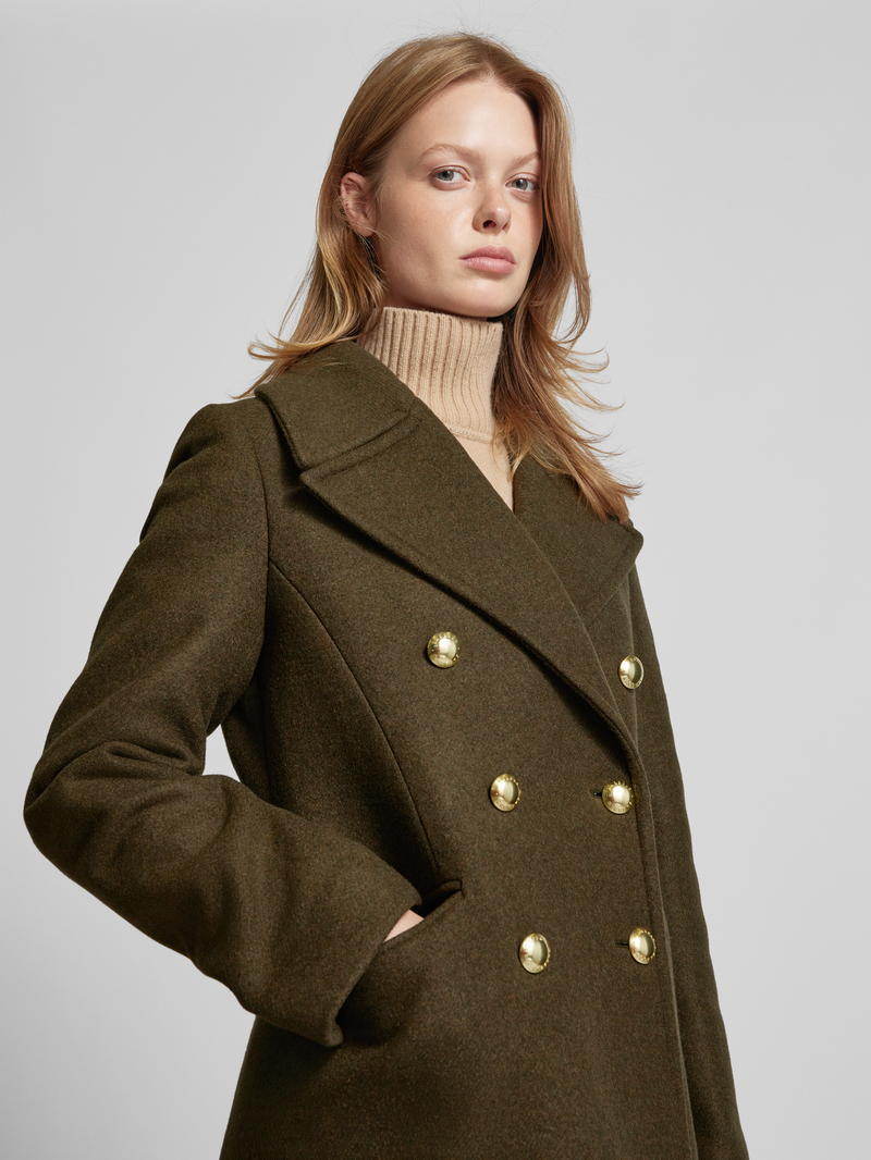 Barbour Lange jas met reverskraag model 'REVA'
