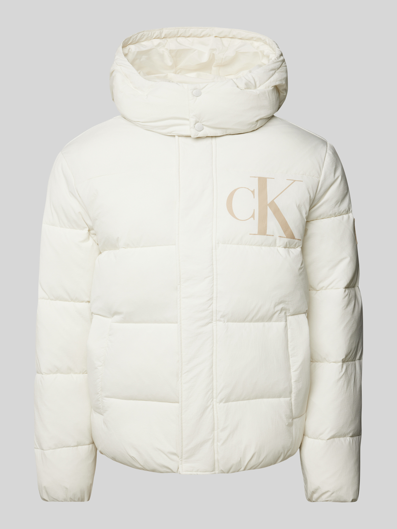 Calvin Klein Jeans Gewatteerd jack met logoprint