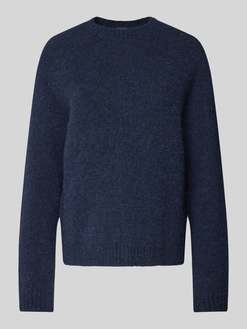Boss Gebreide pullover van alpacamix met ronde hals
