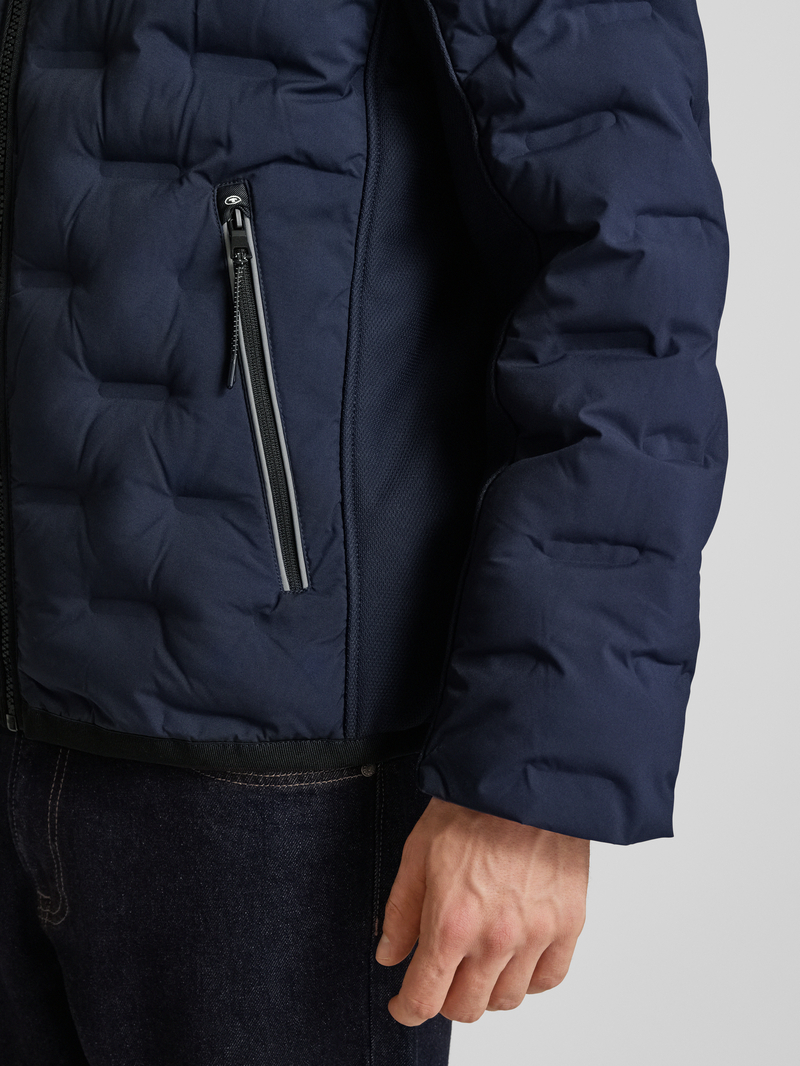Tom Tailor Hybride jack met afneembare capuchon