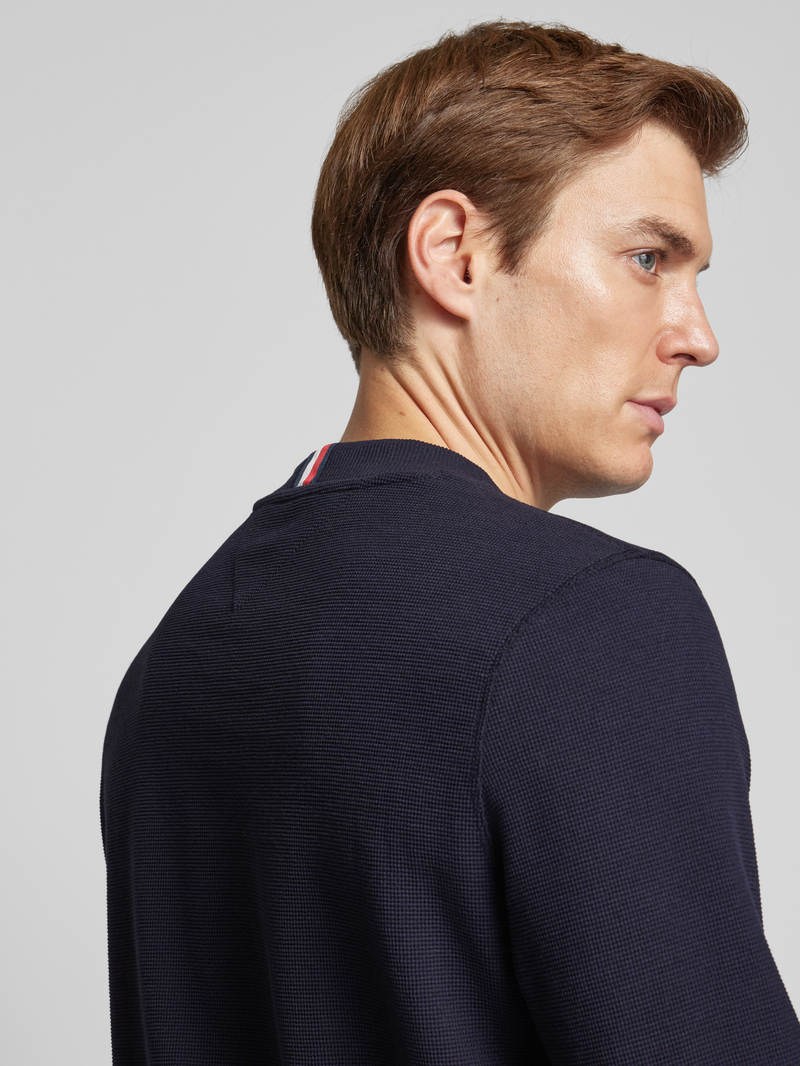 Tommy Hilfiger Regular fit shirt met lange mouwen en labelstitching