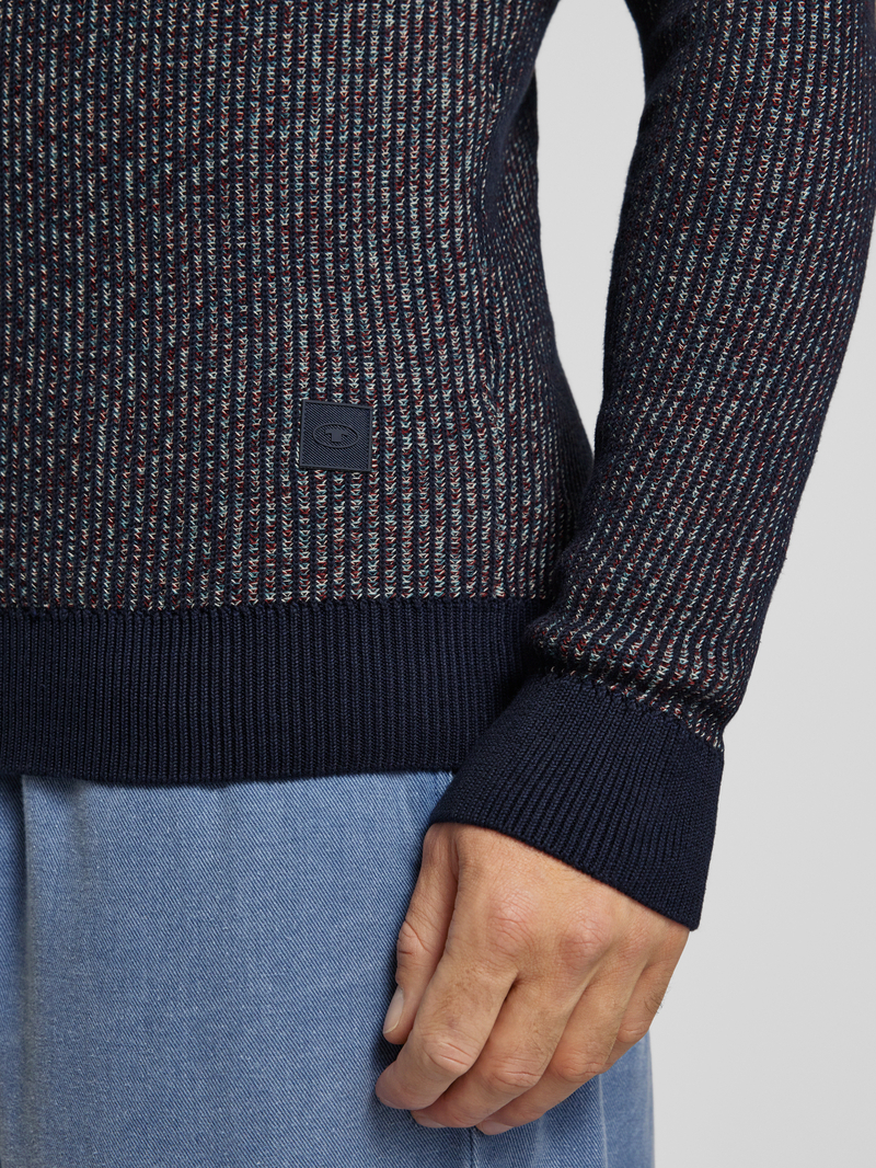 Tom Tailor Regular fit gebreide pullover van ademend en zacht katoen
