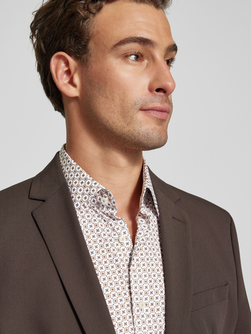 Boss Slim fit zakelijk overhemd met kentkraag model 'Hank'