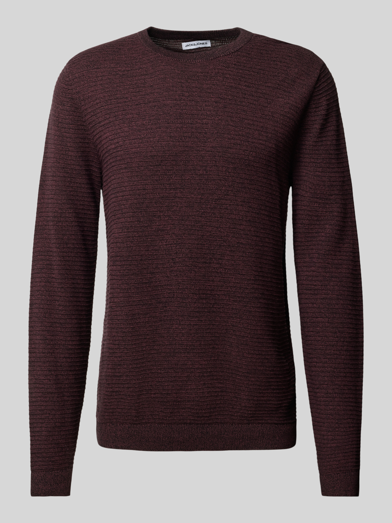 Jack & jones Gebreide pullover met ronde hals, model 'OTTO'