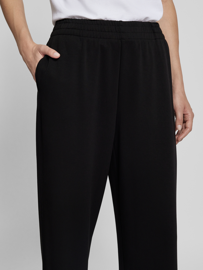 MSCH Copenhagen Wide leg stoffen broek met elastische band model 'Edilina'