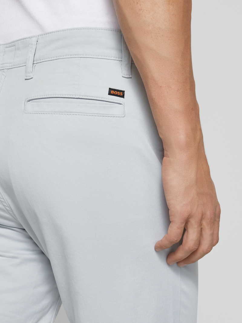 Boss Orange Slim fit chino met labeldetail
