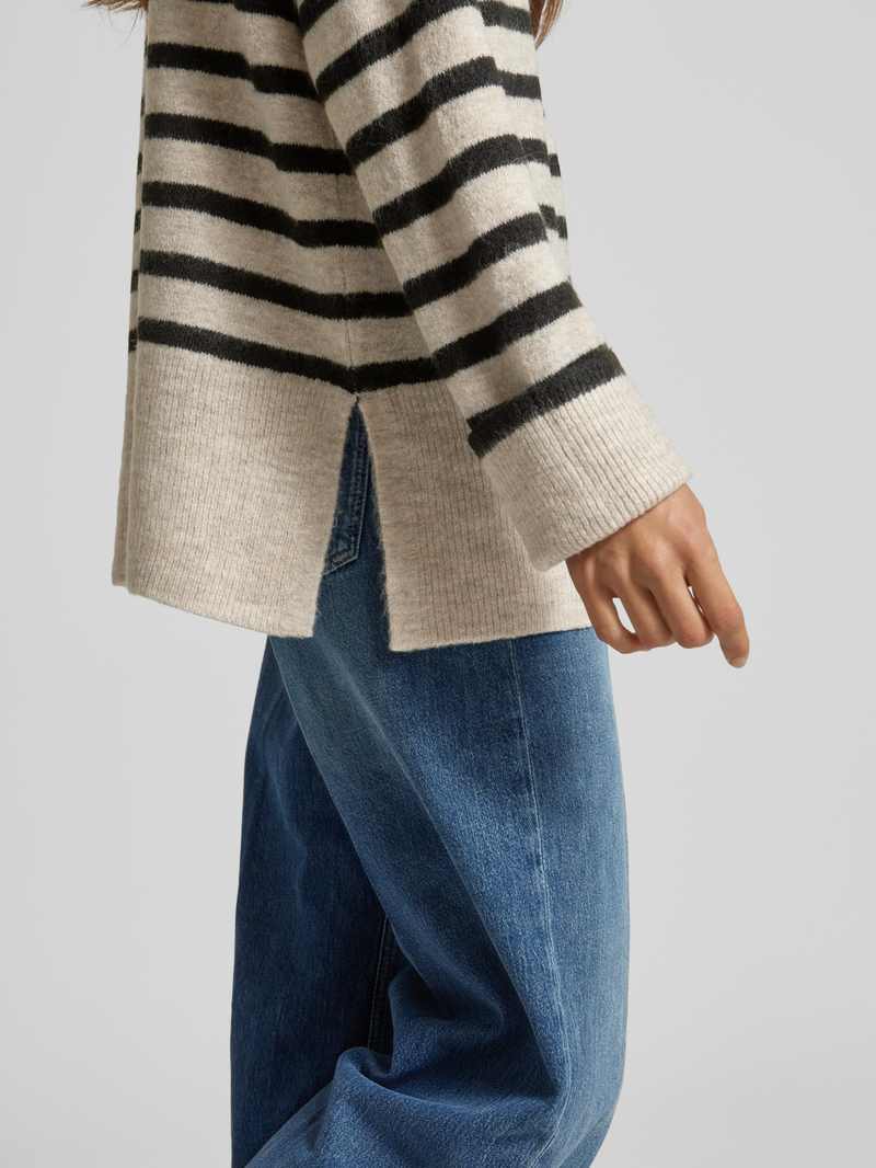 QS Gebreide pullover met turtleneck
