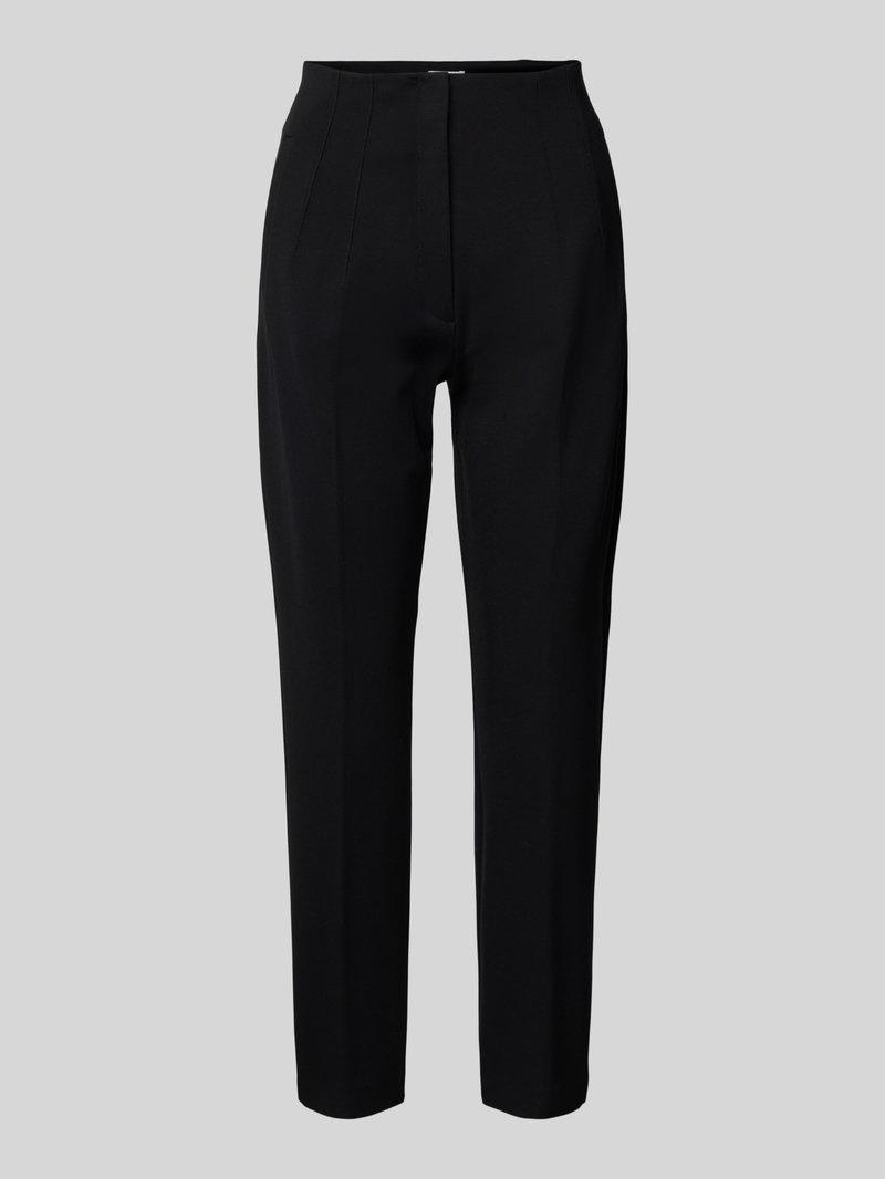 s.Oliver BLACK LABEL Jersey broek met persplooien