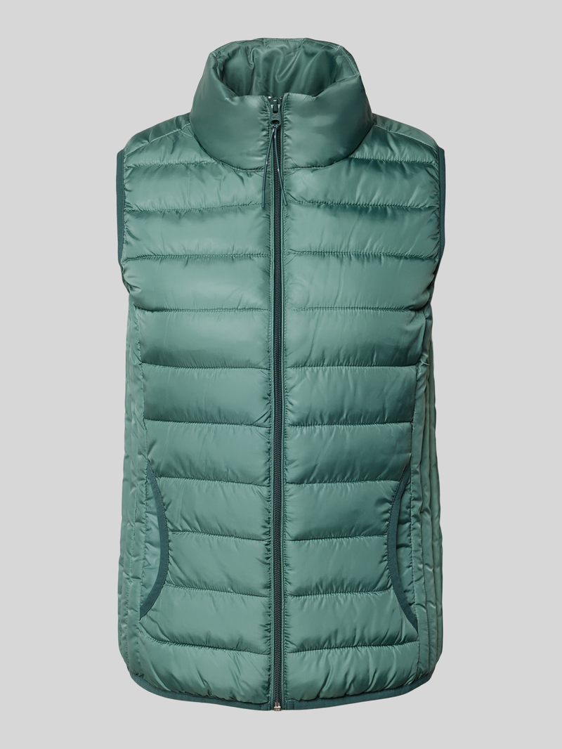 QS Bodywarmer met opstaande kraag en steekzakken