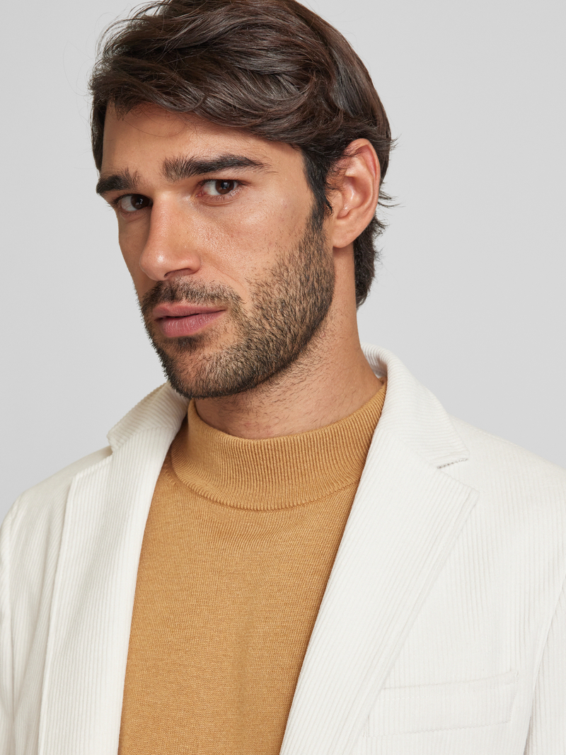 Boss Slim fit 2-knoops colbert van corduroy model 'Hanry'