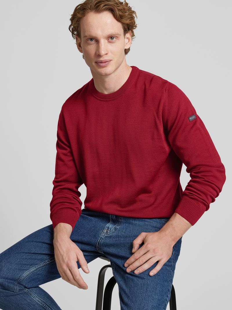 maerz muenchen Gebreide pullover van scheerwol met ronde hals