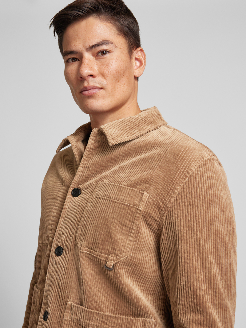 GABBA Regular fit overhemdjack in ribcordlook model 'LIBERE'