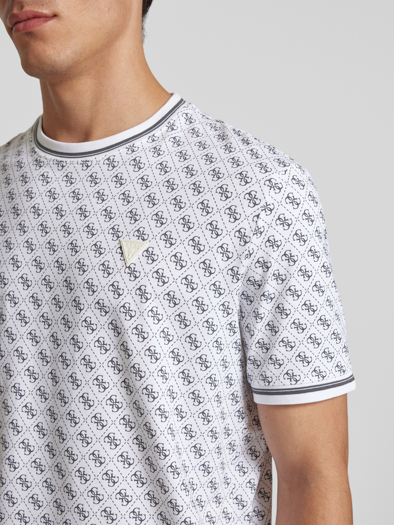 Guess Activewear T-shirt met elastische mouwboorden model 'MARSHALL'
