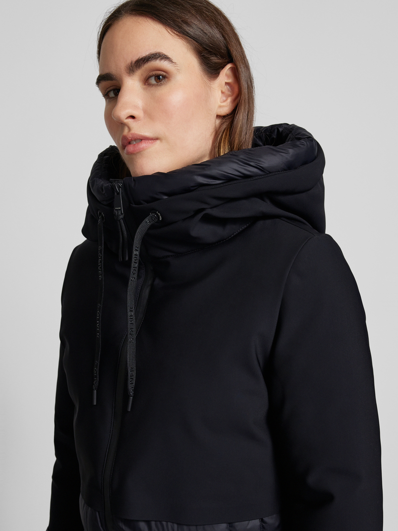 s.Oliver RED LABEL Regular fit gewatteerde lange jas met Smart-Heat-functie