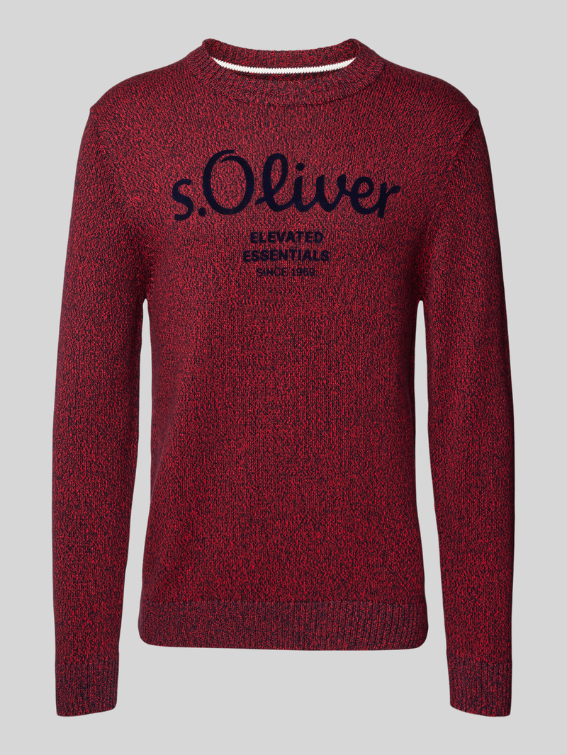 S.Oliver RED LABEL Regular fit gebreide pullover met logo