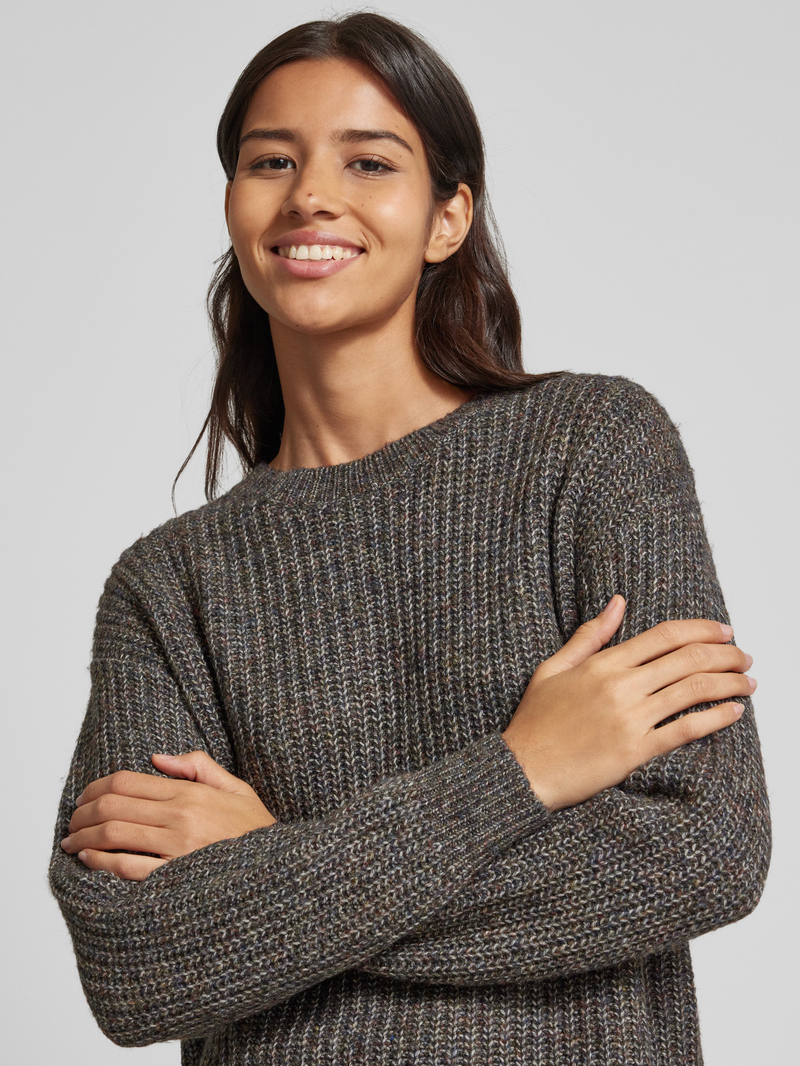 Soyaconcept Gebreide pullover met extra brede schouders model 'Ibea'