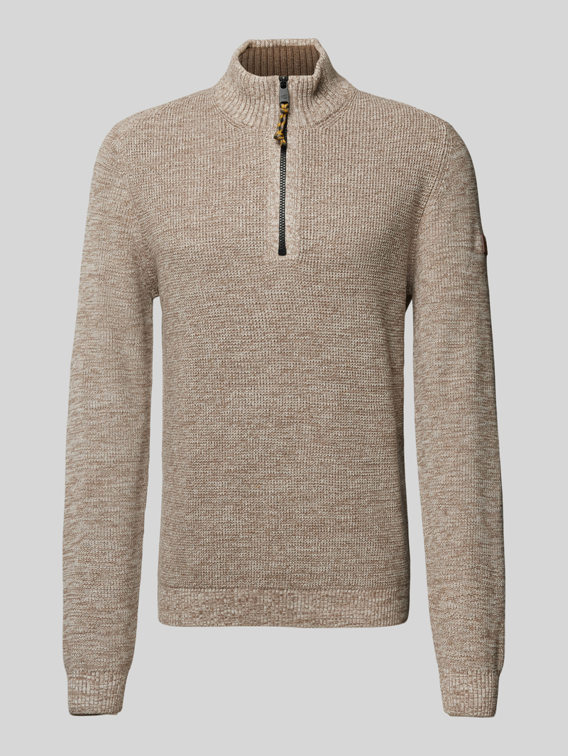 Camel active Gebreide pullover met ribboorden