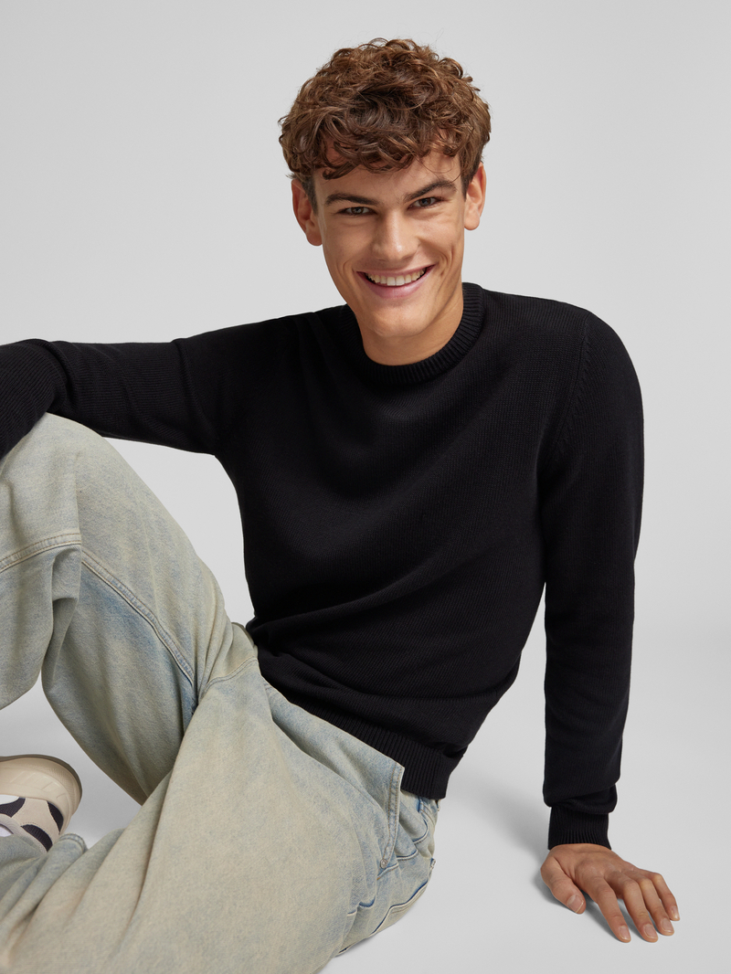 REVIEW Gebreide pullover met ronde hals