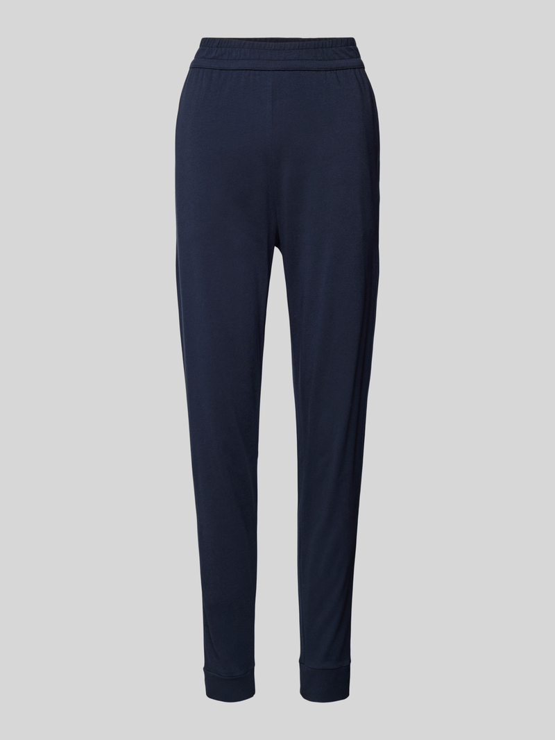 Schiesser Relaxed fit sweatpants met deelnaden