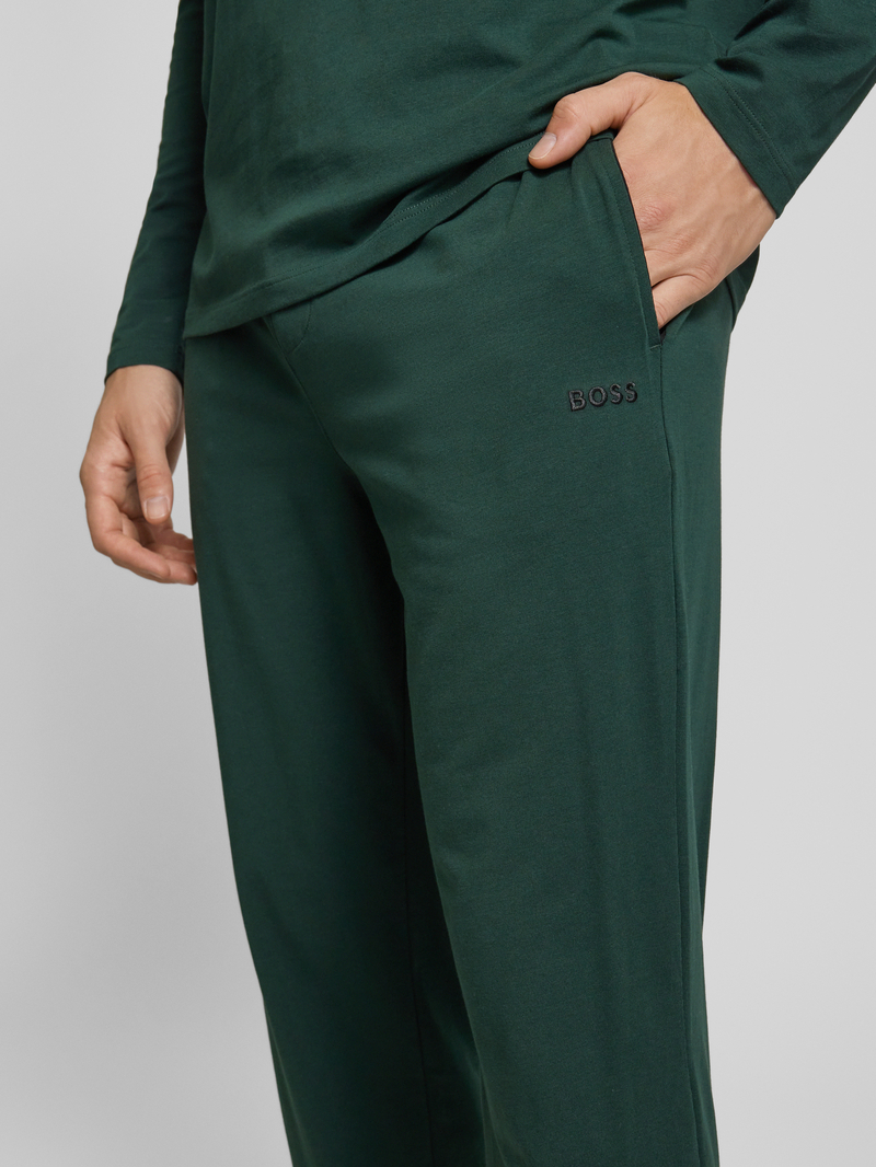 Boss Loose fit sweatpants met tunnelkoord