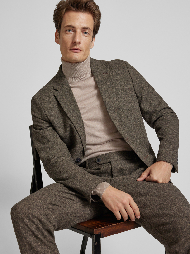 Roy Robson Wollen pullover met col