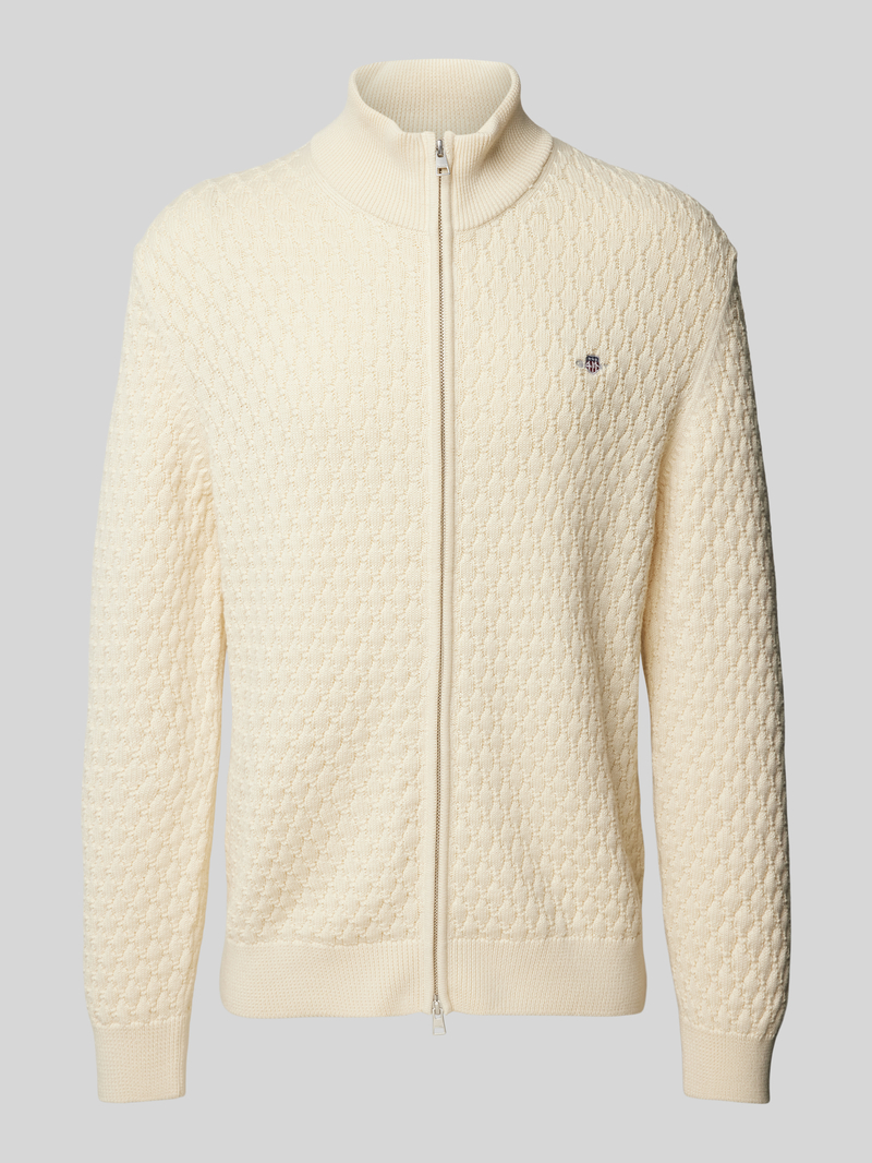 Gant Gebreid jack met ritssluiting