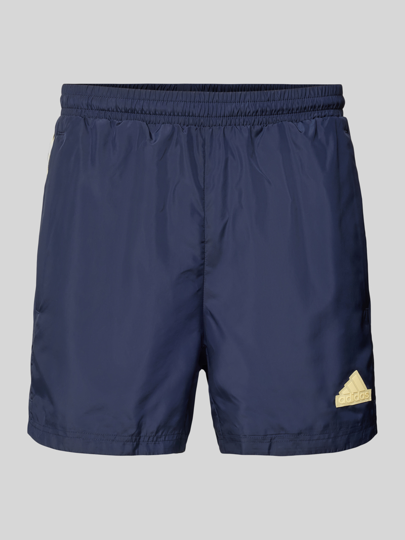 ADIDAS SPORTSWEAR Regular fit korte broek met labeldetail