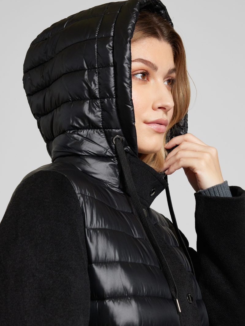 s.Oliver RED LABEL Regular fit parka van materiaalmix