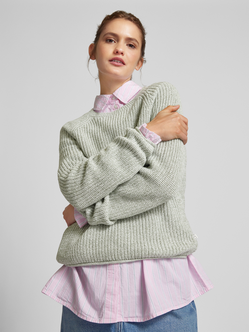 QS Gebreide pullover met raglanmouwen