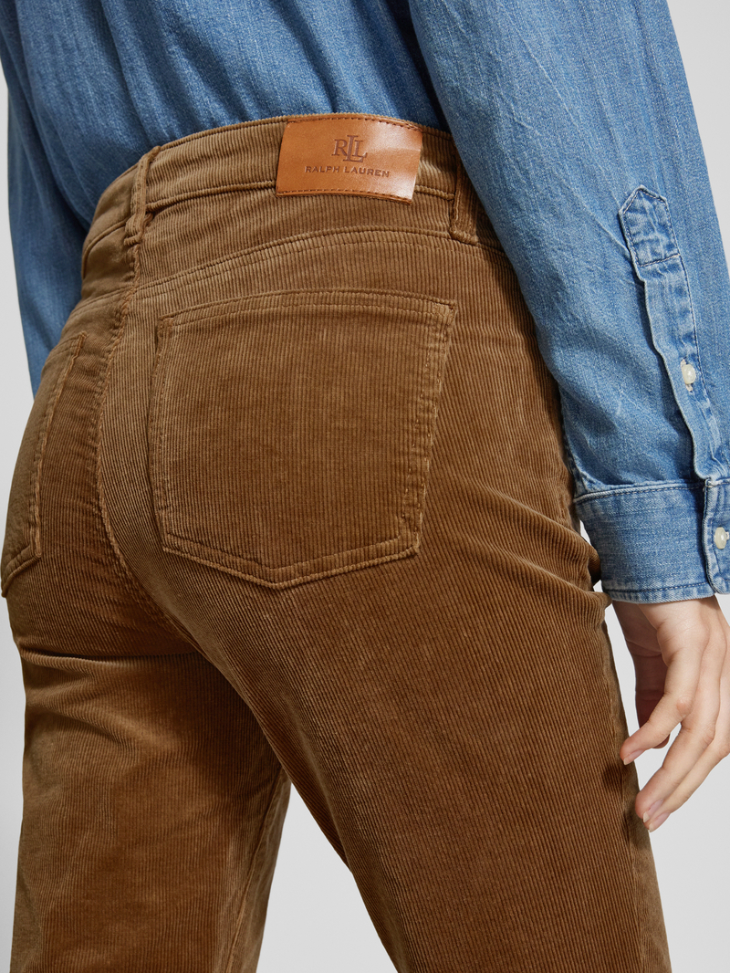 Lauren Ralph Lauren Straight leg corduroy broek in 5-pocketmodel